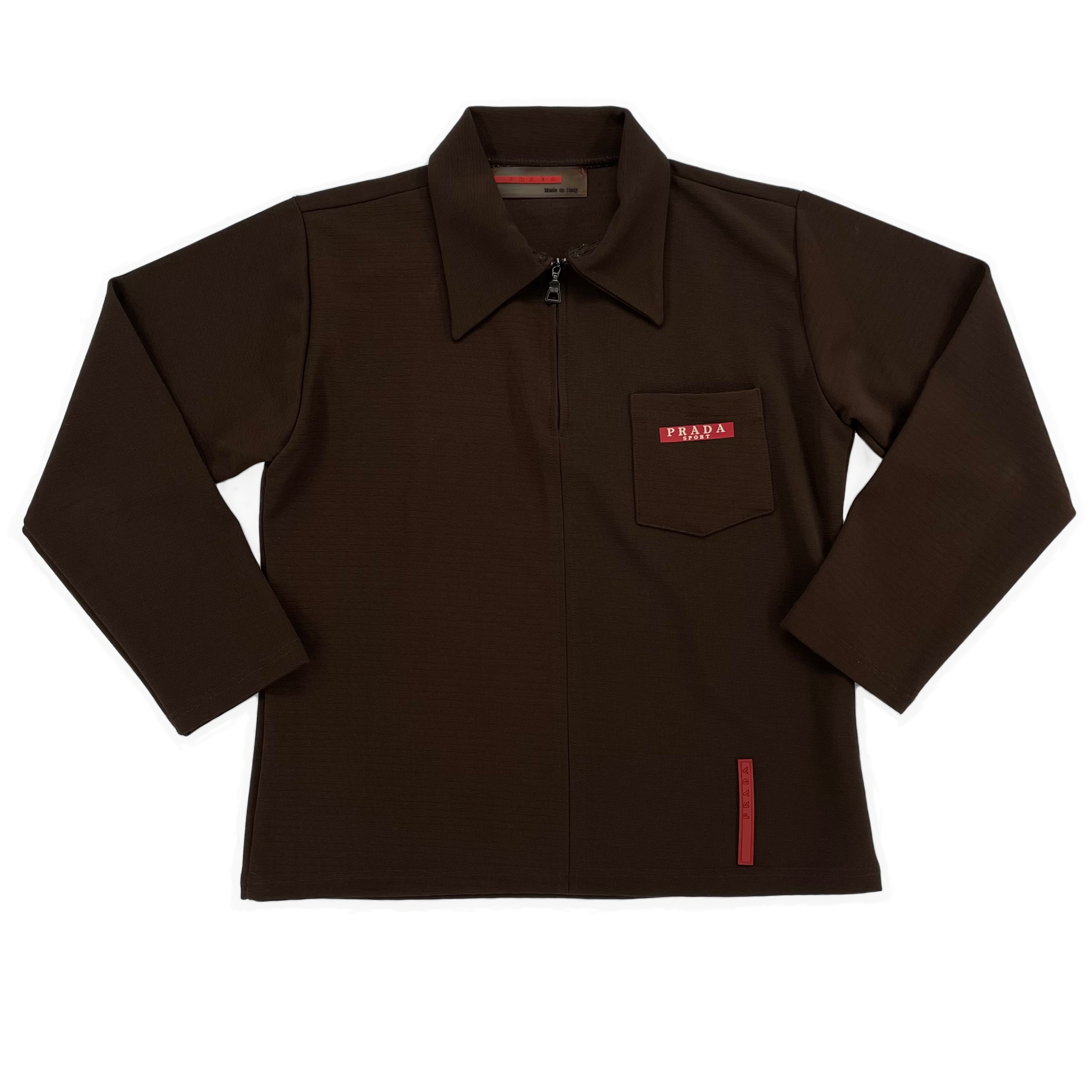 トップス vintage made in ITALY PRADA shirt el vintage made in ITALY PRADA shirt el