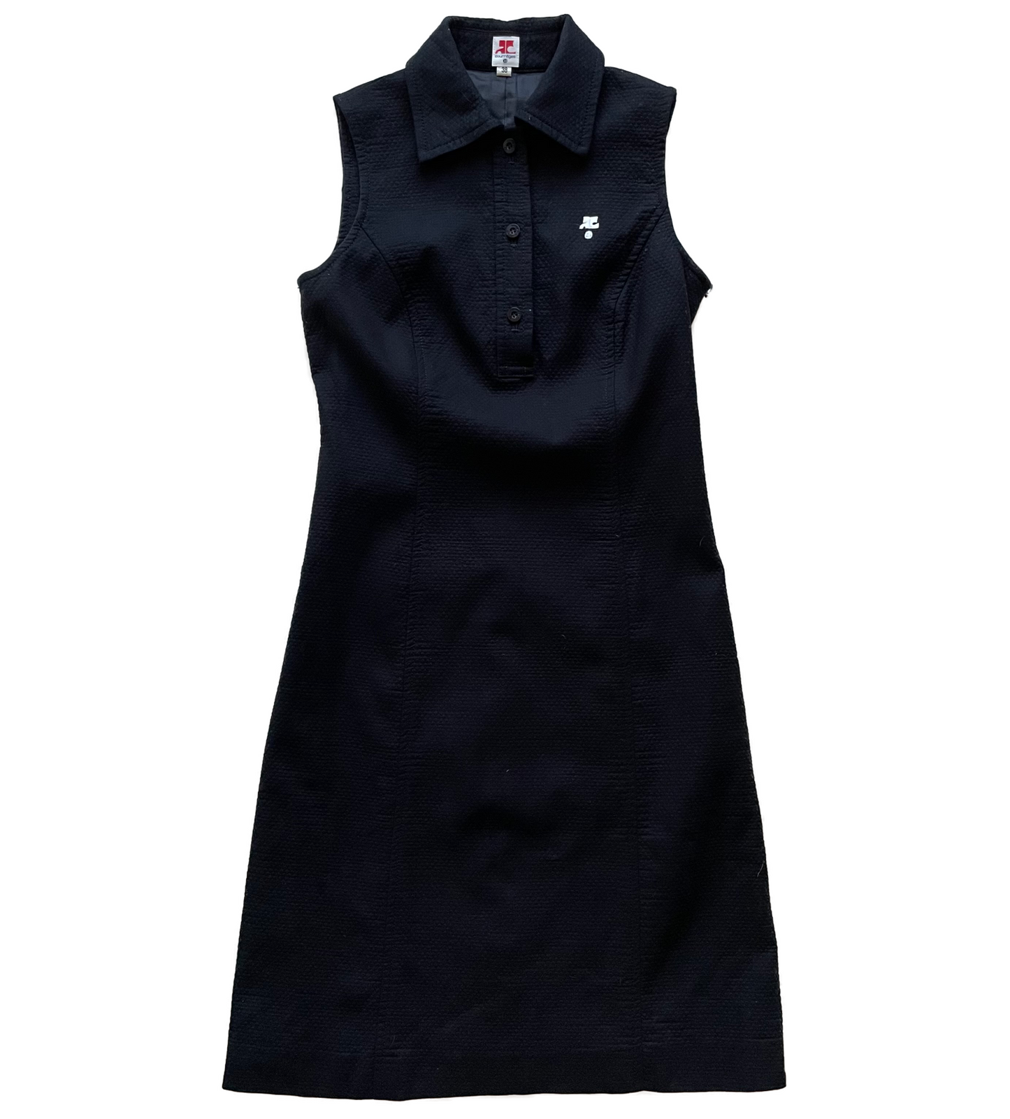 Courreges Sleeveless Shirt Dress