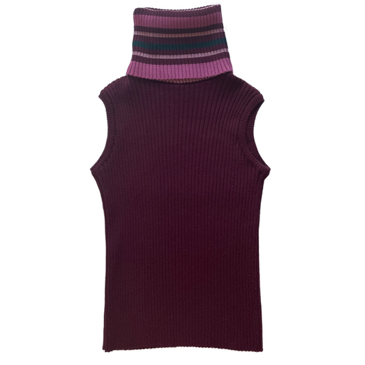 D&G Stripe Turtle Neck Top