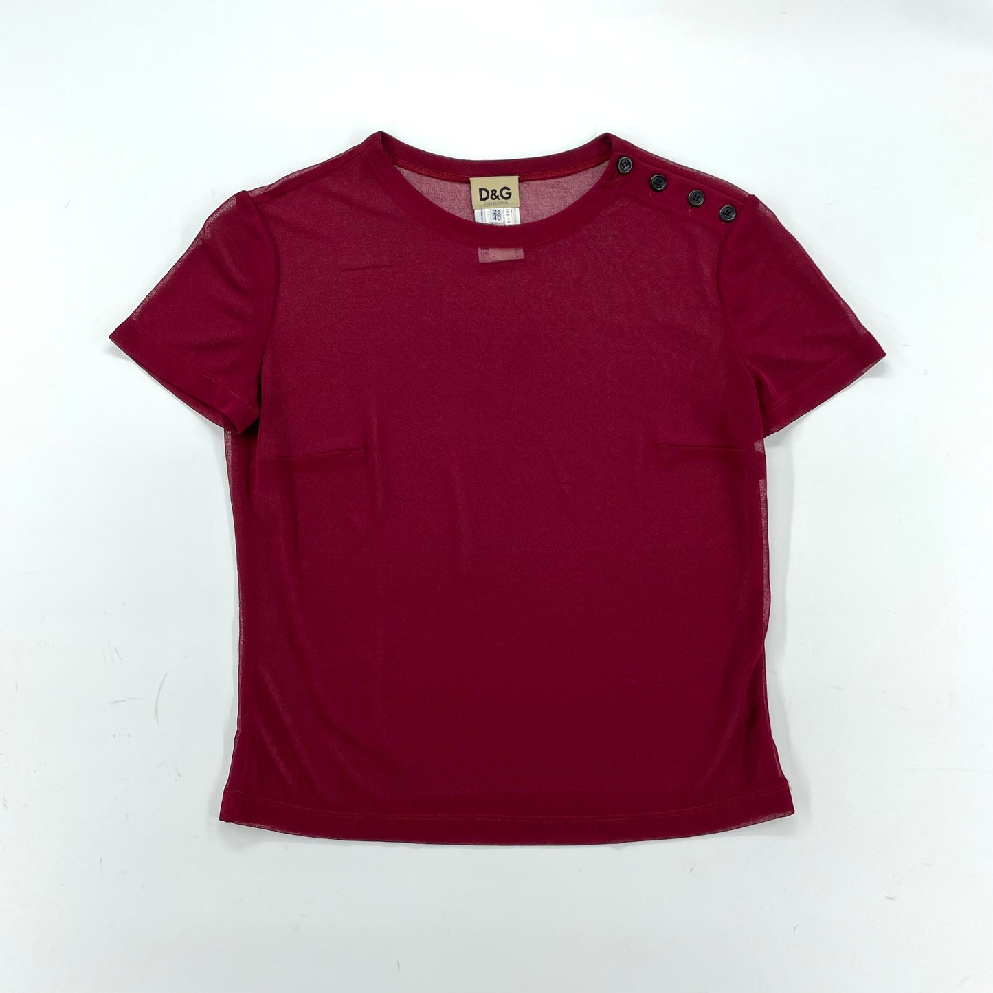 D&G Sheer T Shirt