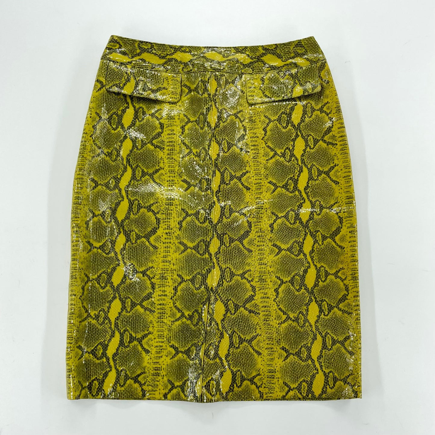 Vintage Snake Print Skirt