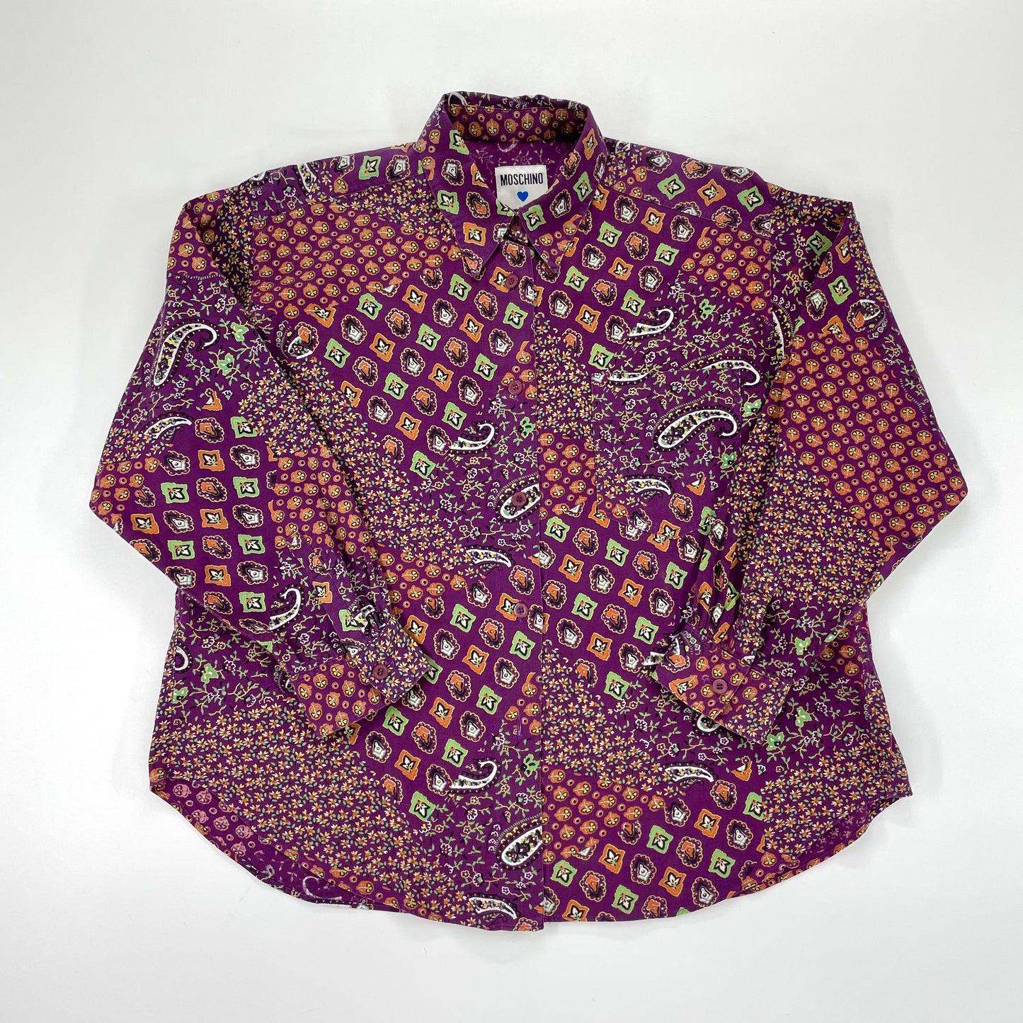 Moschino paisley vintage shirt