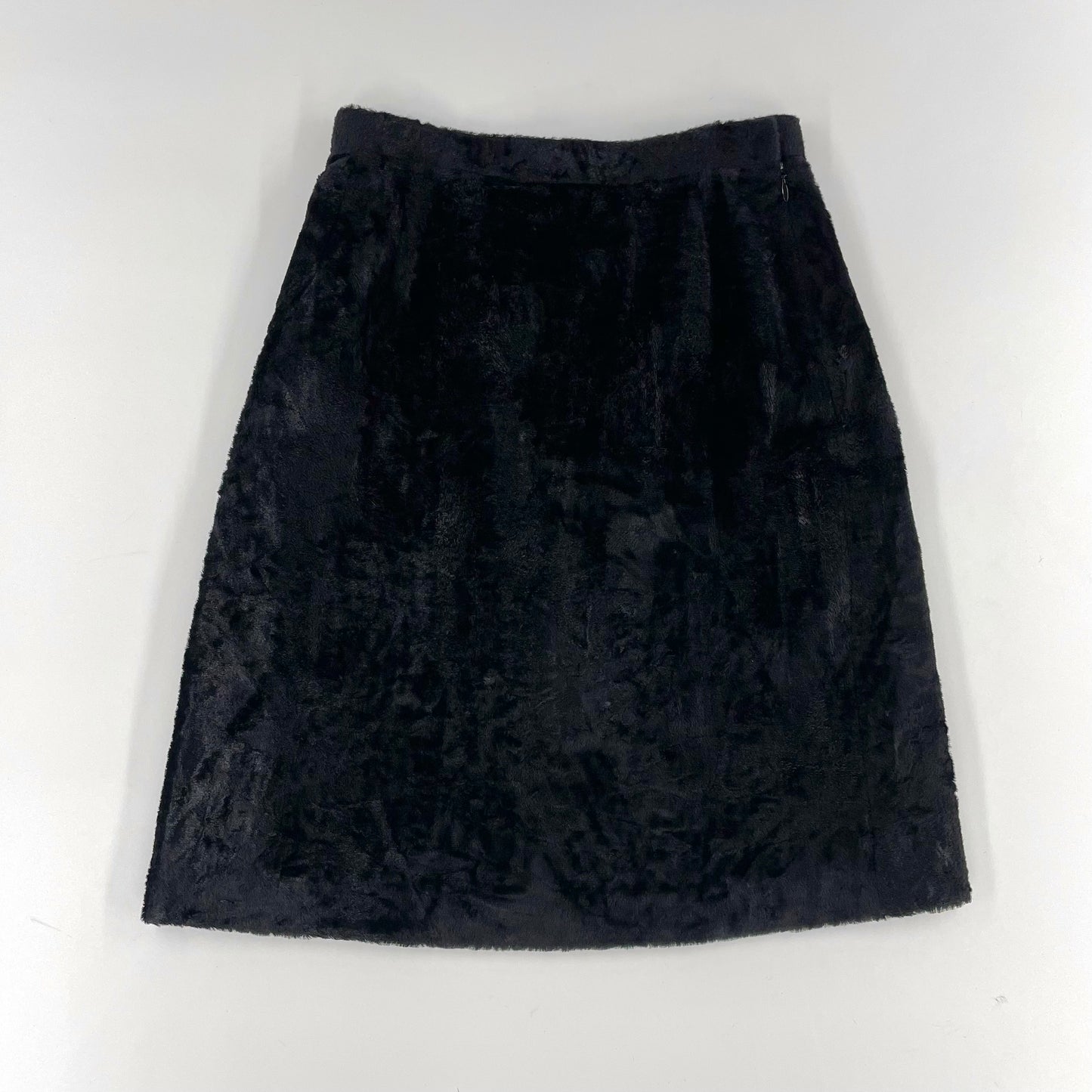 Courreges Faux Fur Mini Skirt