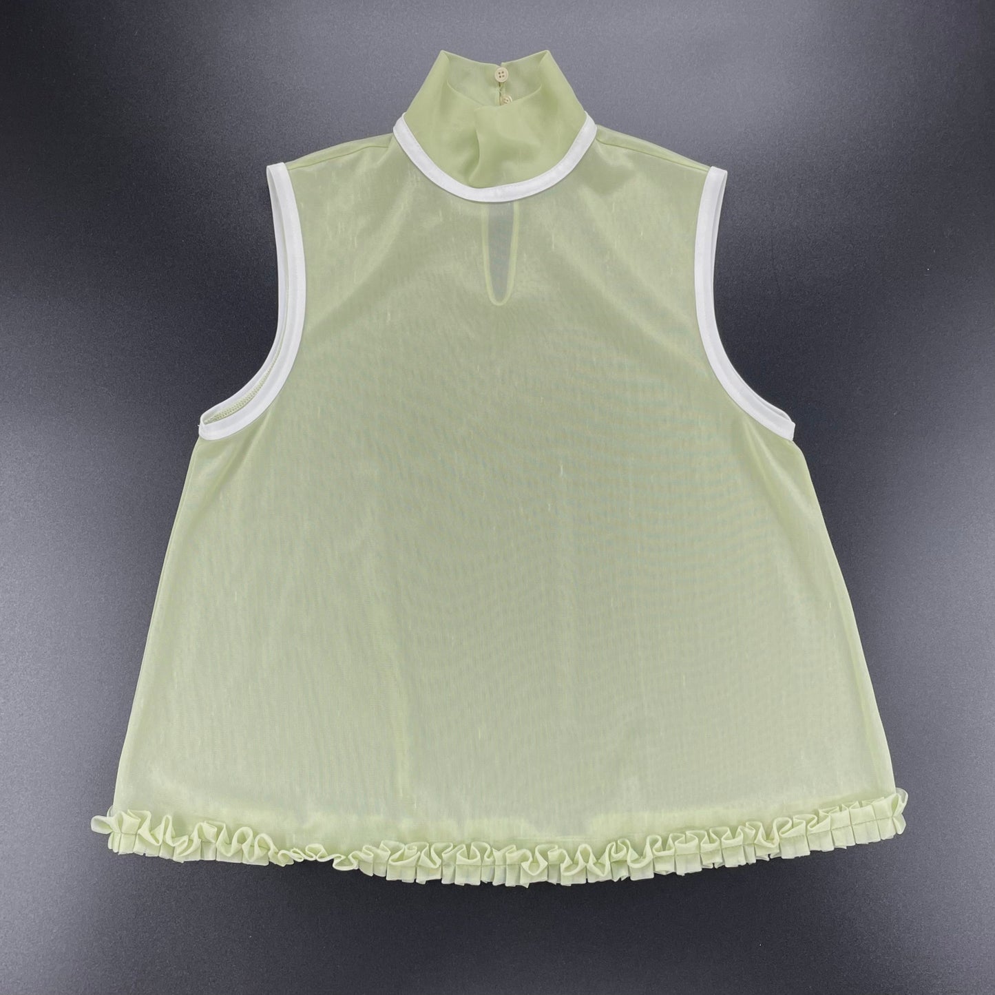 Miu Miu Sheer Sleeveless top