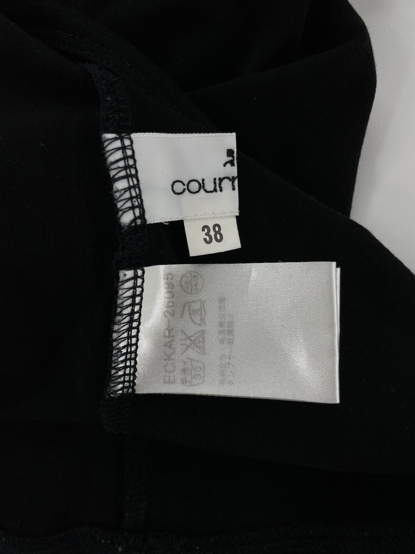 Courreges Logo Mock Neck Top