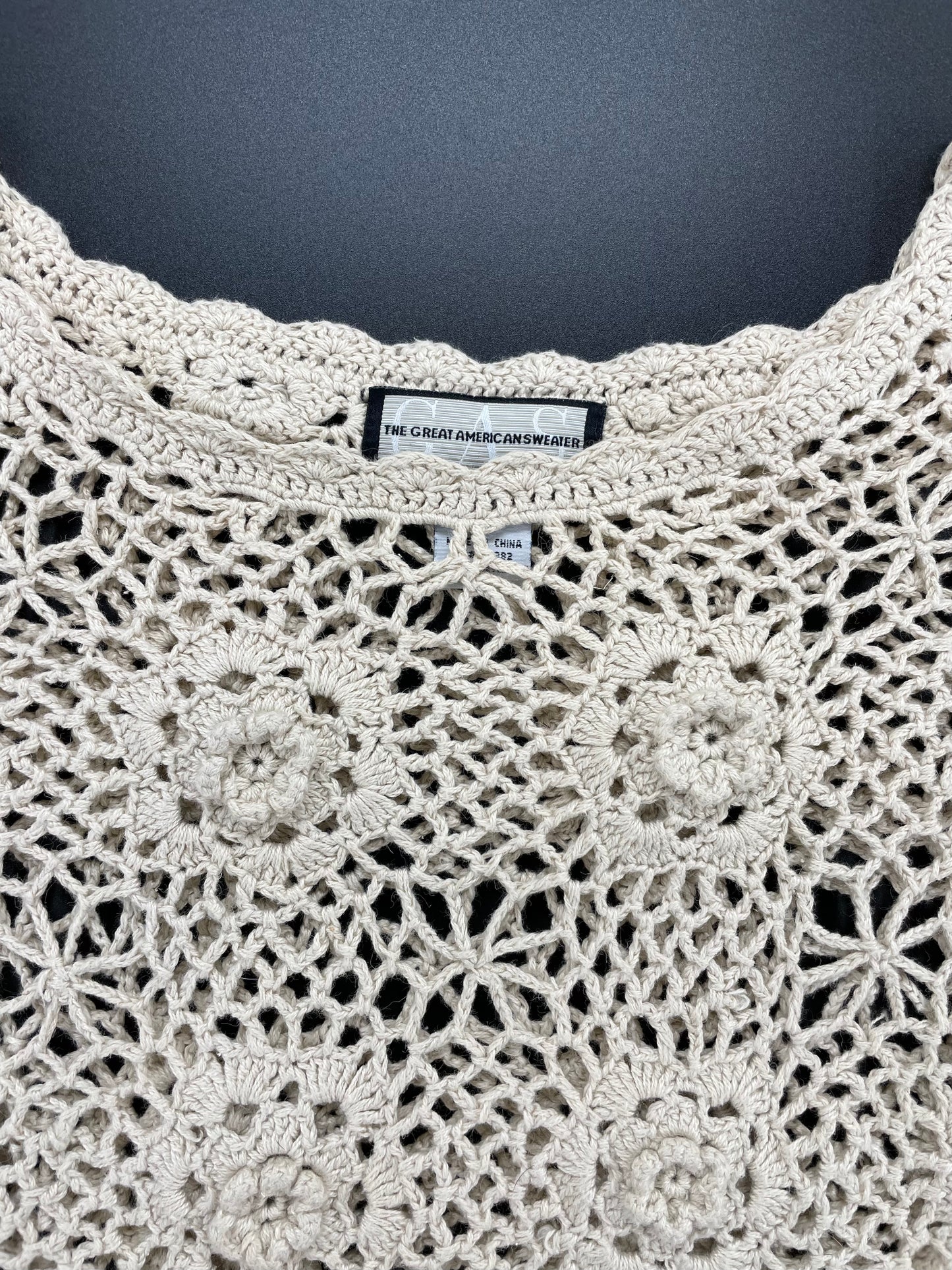 Vintage Crochet Sweater