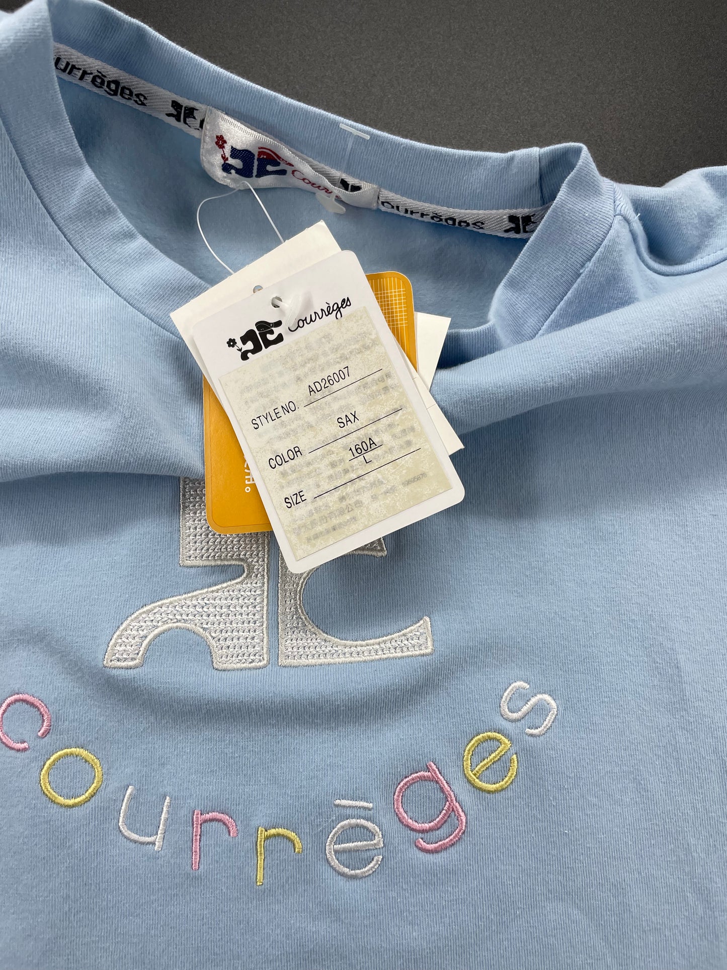 90s Courreges Logo T Shirt