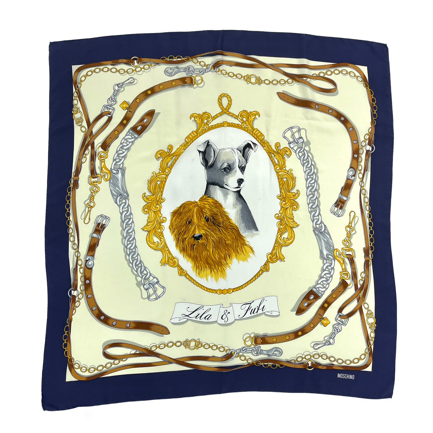 Moschino Vintage Silk Scarf