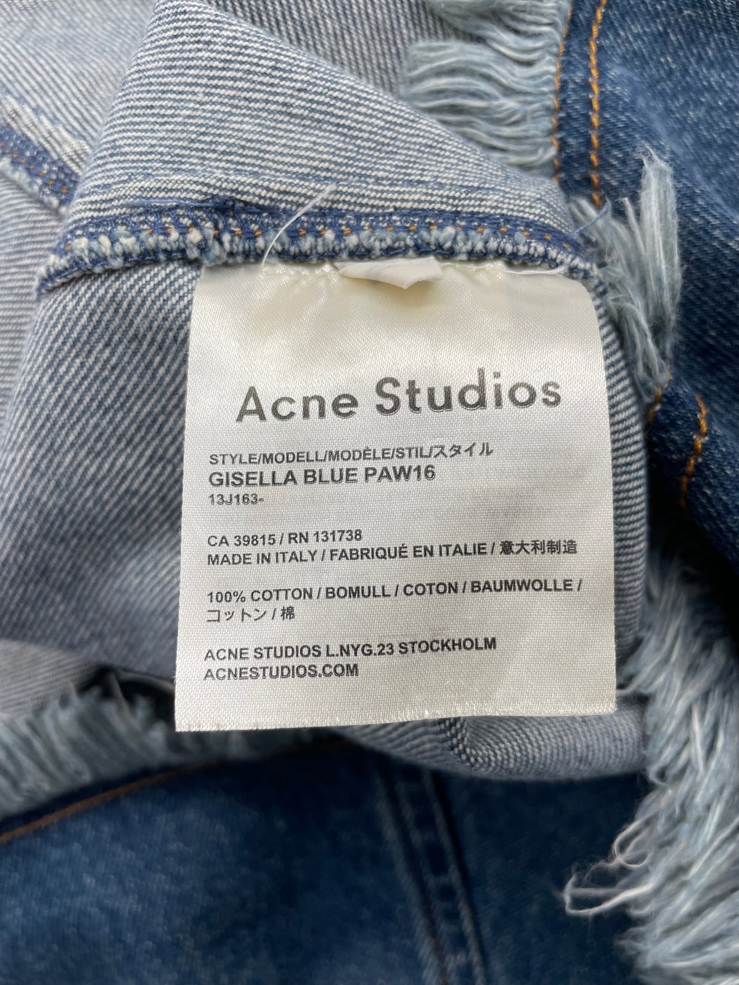 Acne Denim Skirt