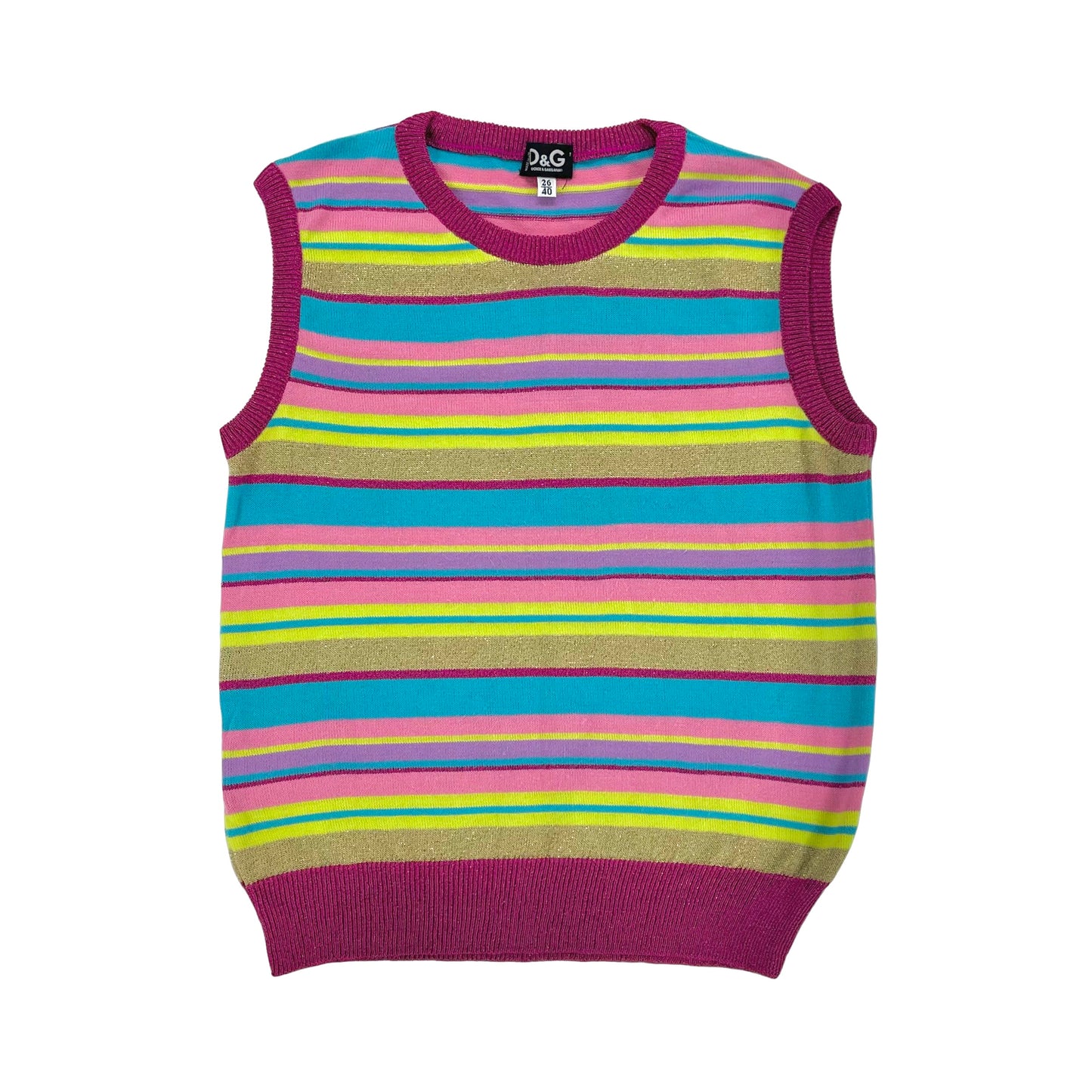 D&G Stripe Knit Top