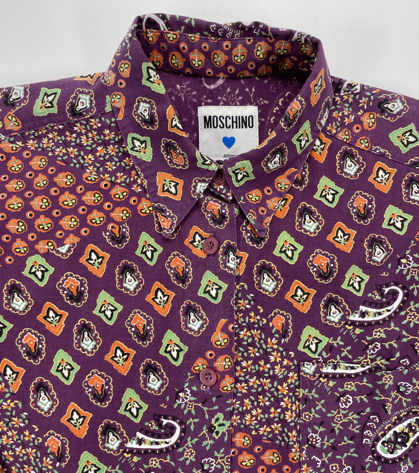 Moschino paisley vintage shirt