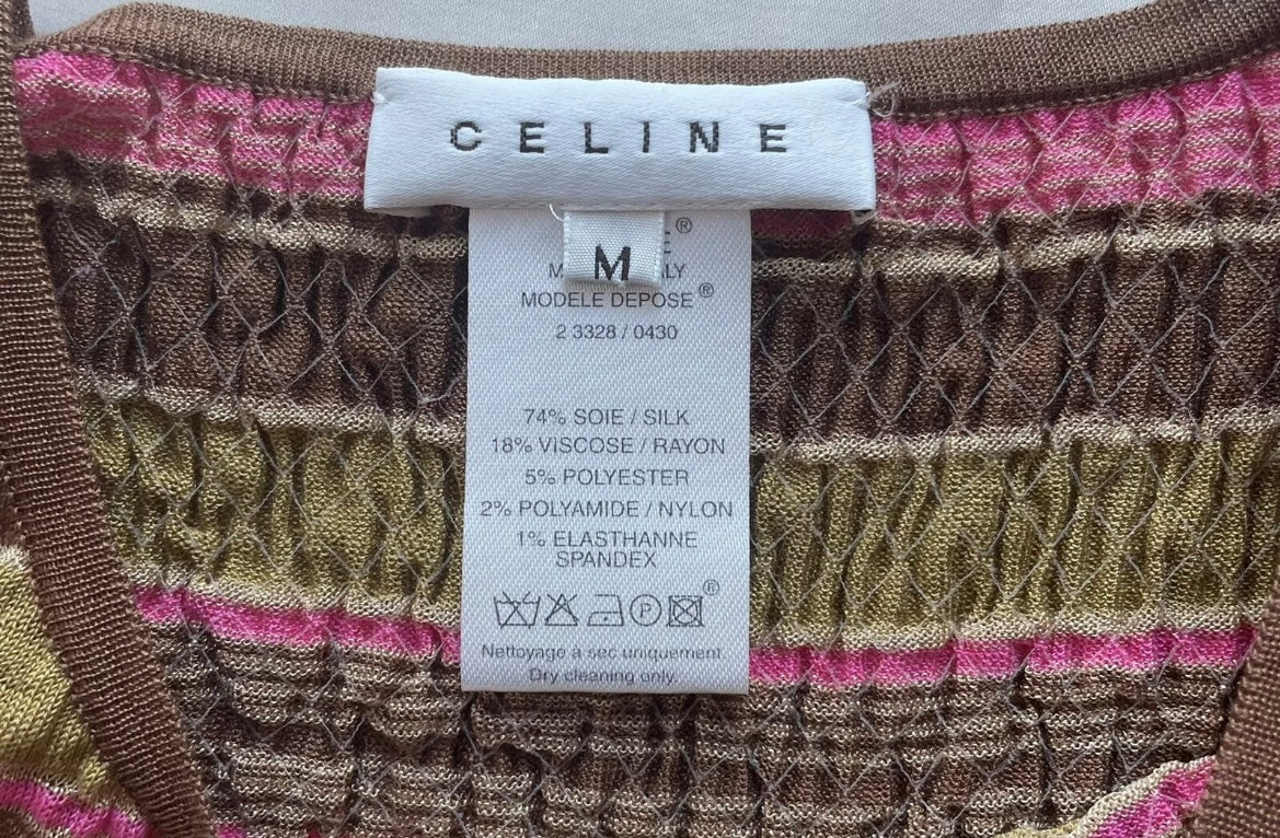 Celine stripe sleeveless top