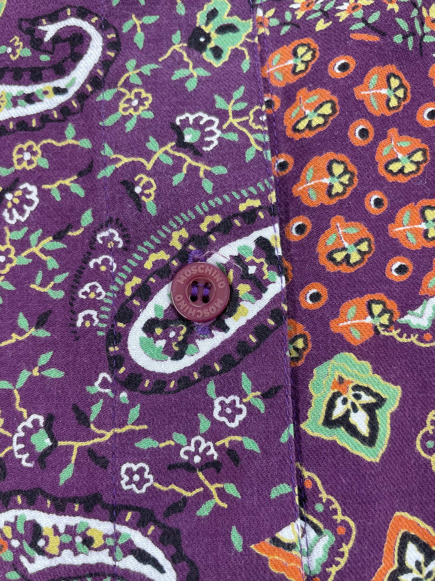 Moschino paisley vintage shirt