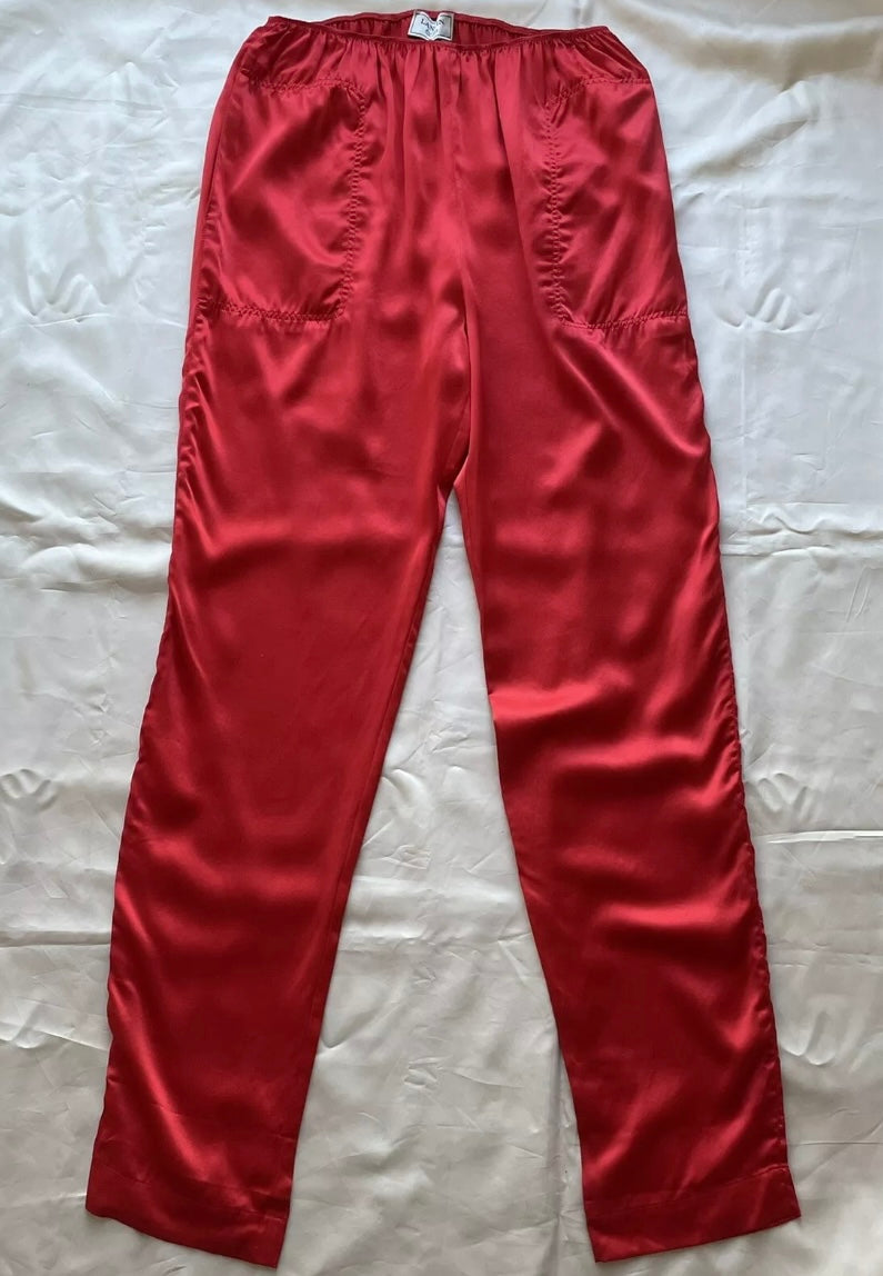 Lanvin Silk Satin Pants