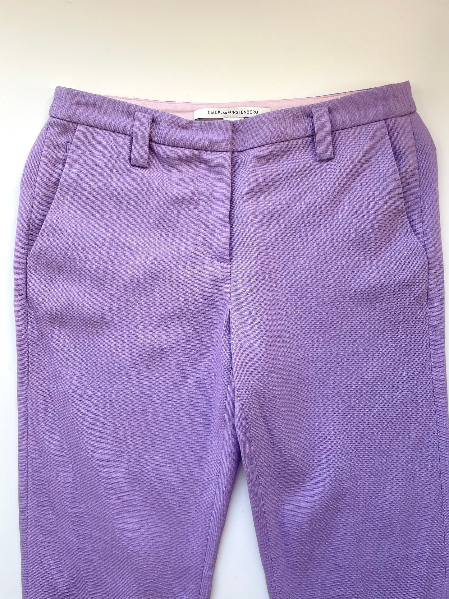 Diane Von Furstenberg Lavender Dress Pants