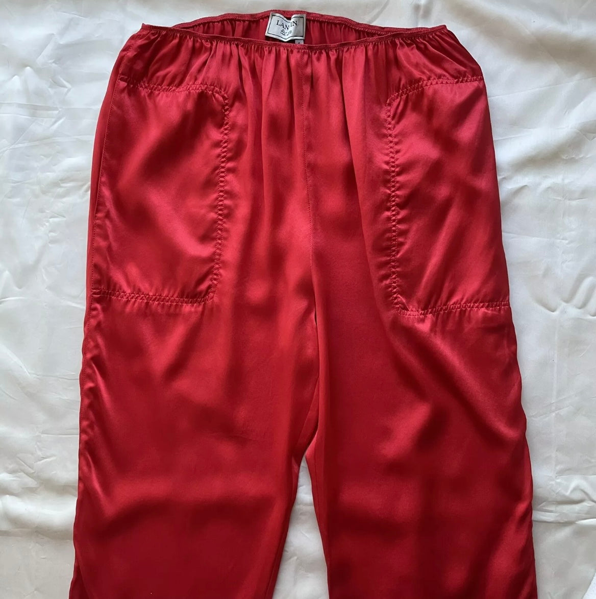 Lanvin Silk Satin Pants