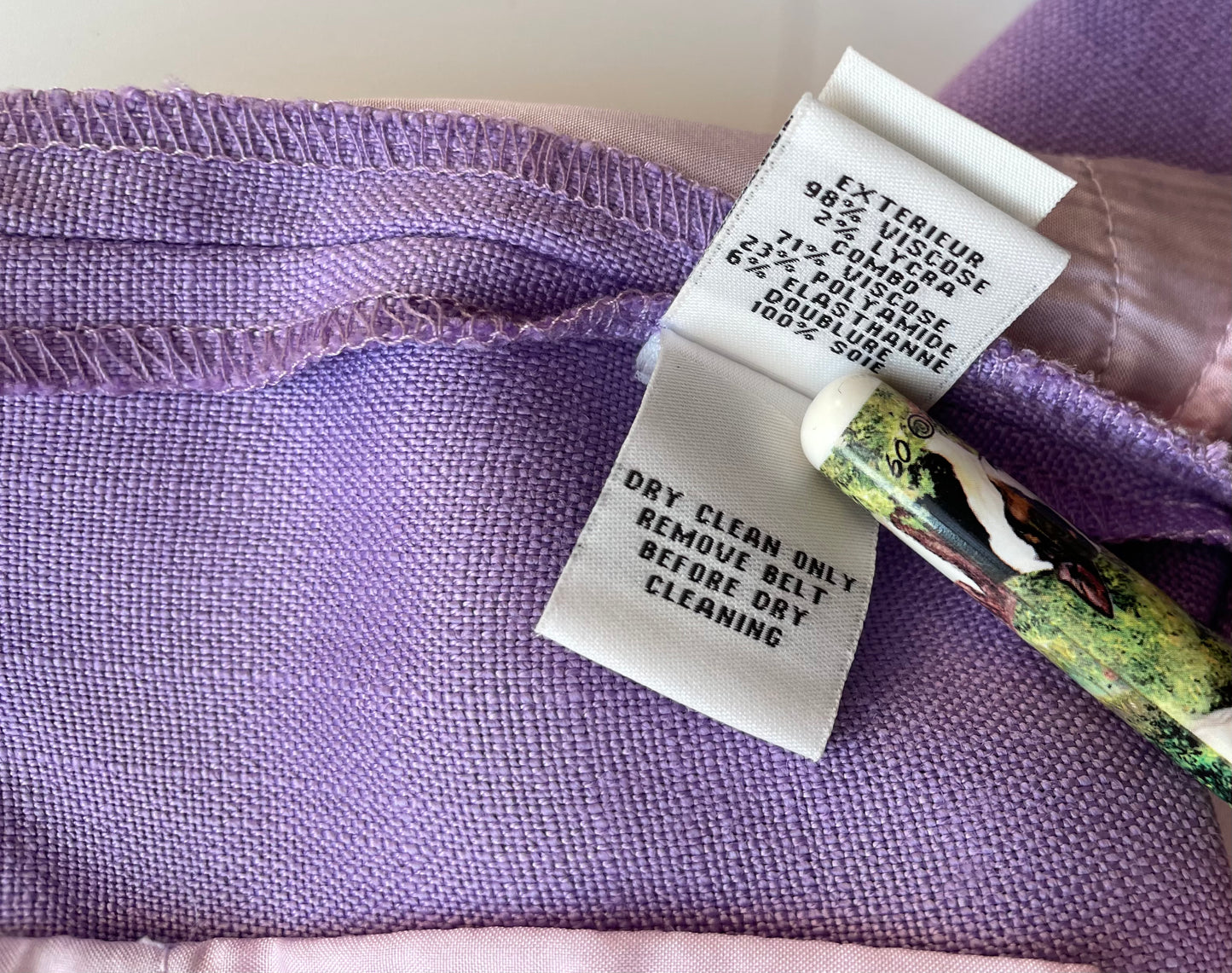 Diane Von Furstenberg Lavender Dress Pants