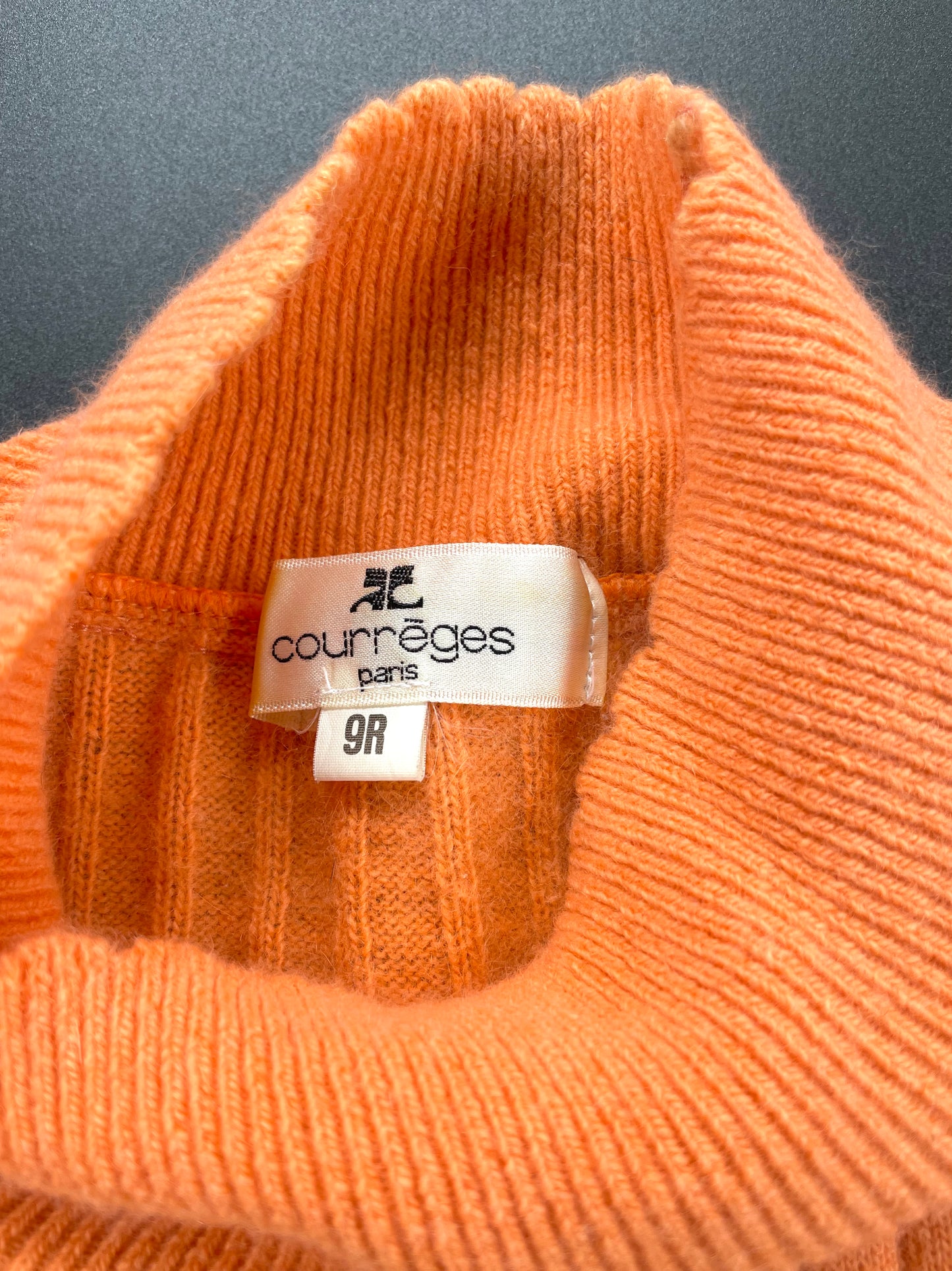 Courreges Logo Rib Sweater