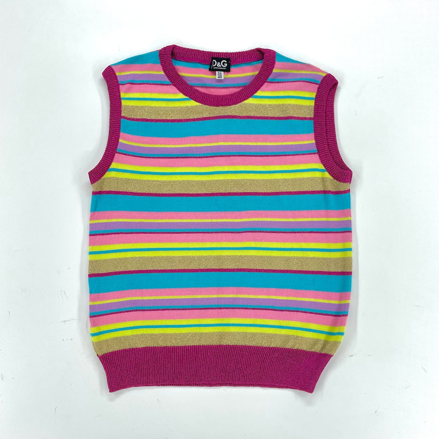 D&G Stripe Knit Top