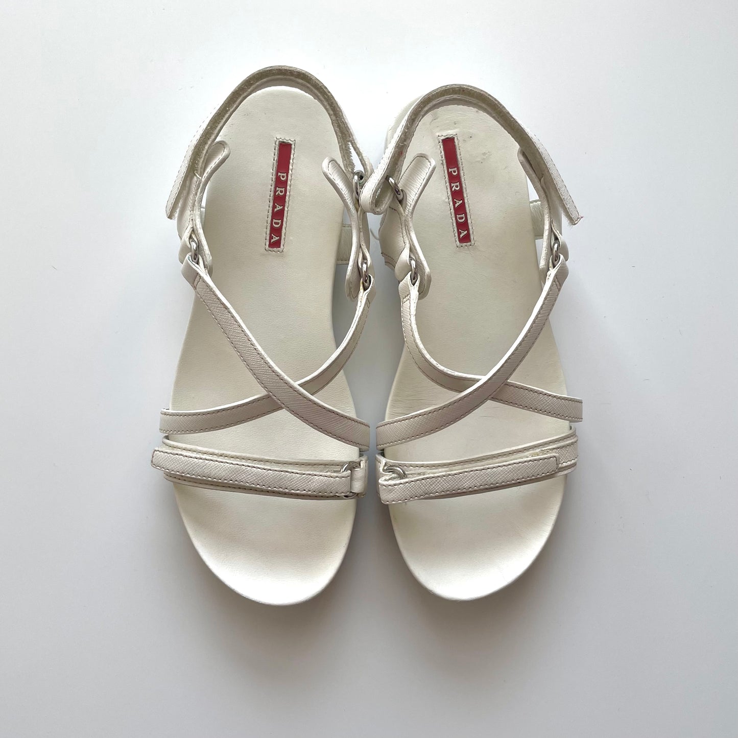 Prada Crisscross Sandals