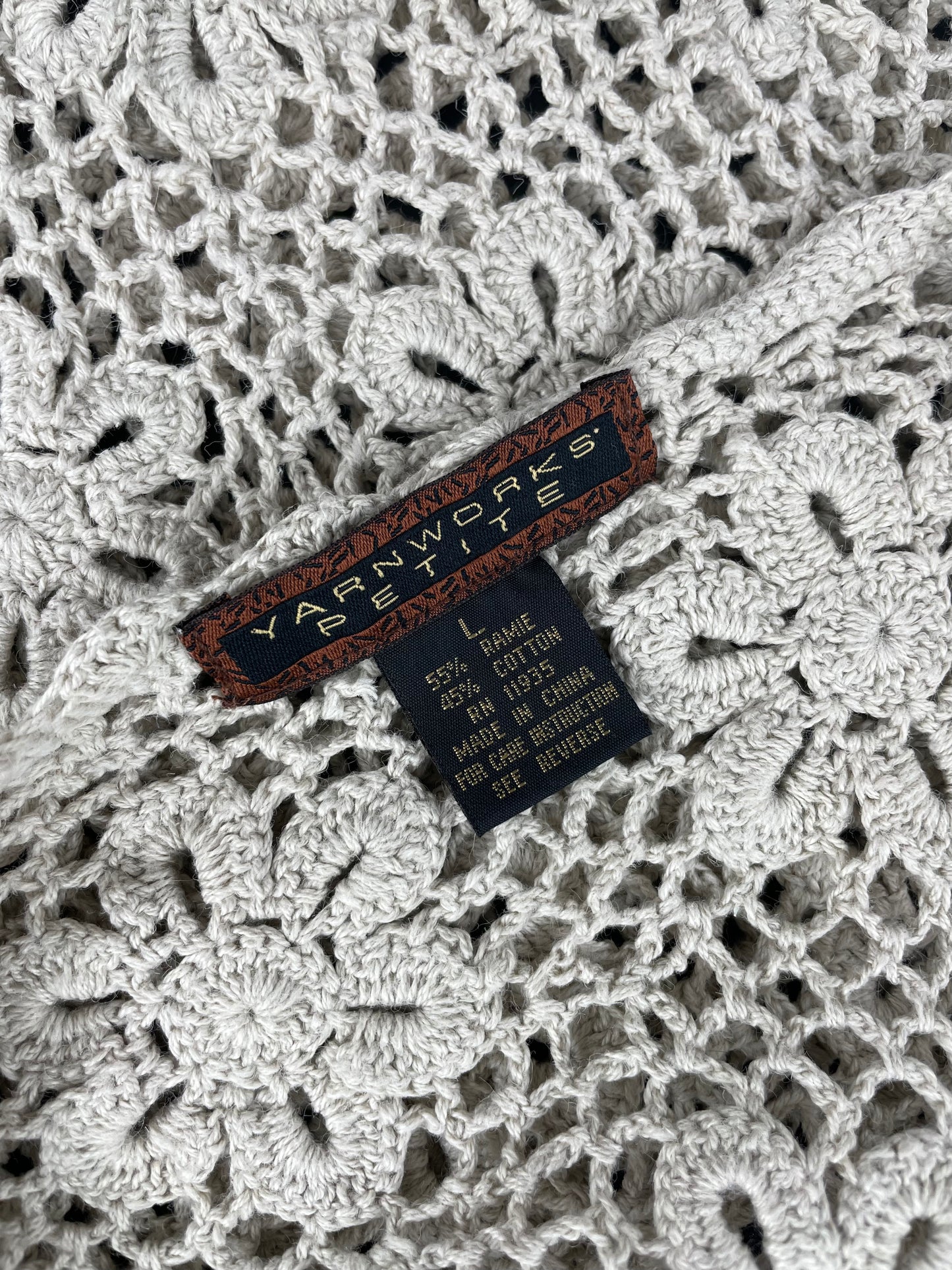 Vintage Crochet Sweater   