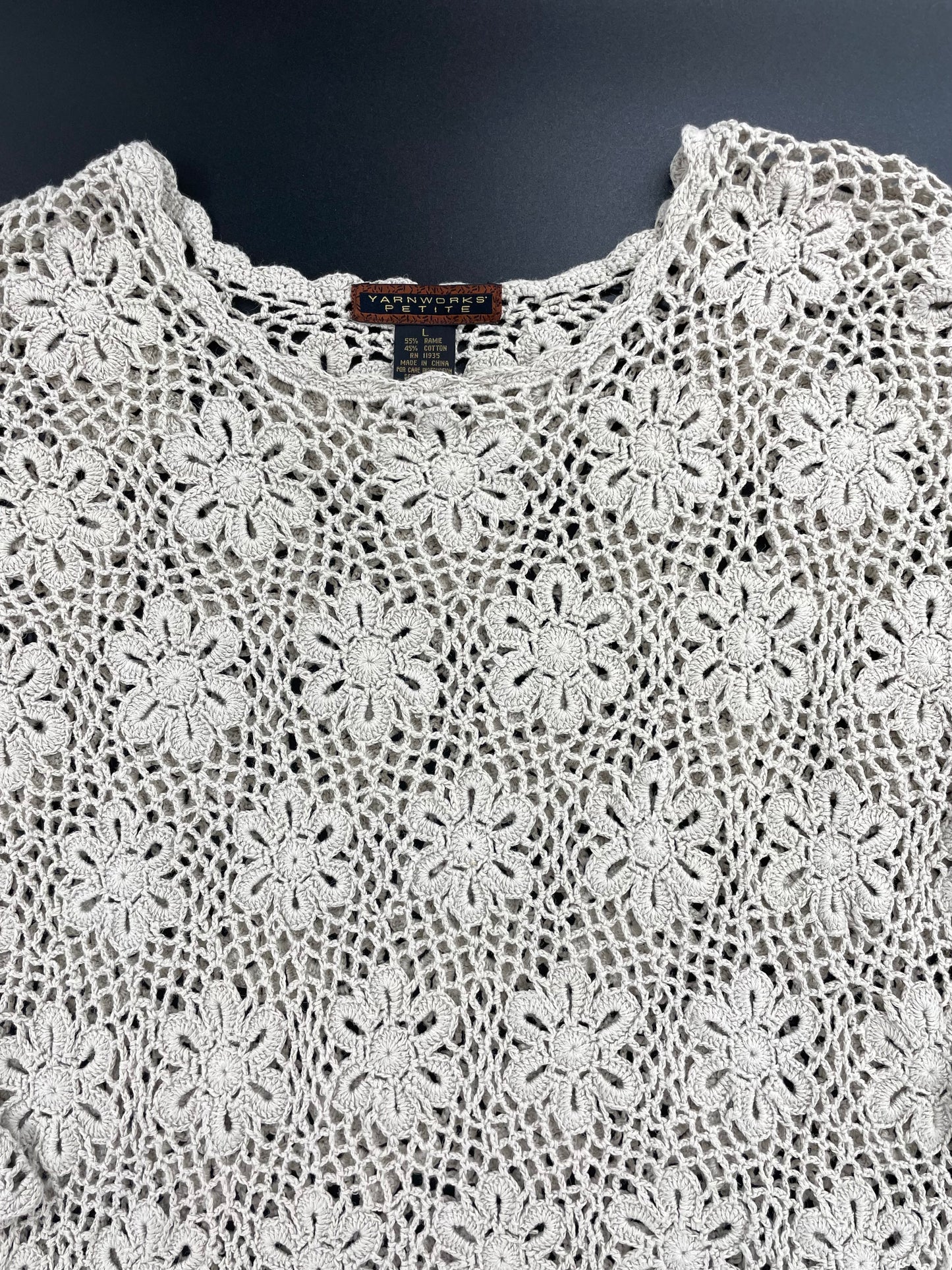 Vintage Crochet Sweater   