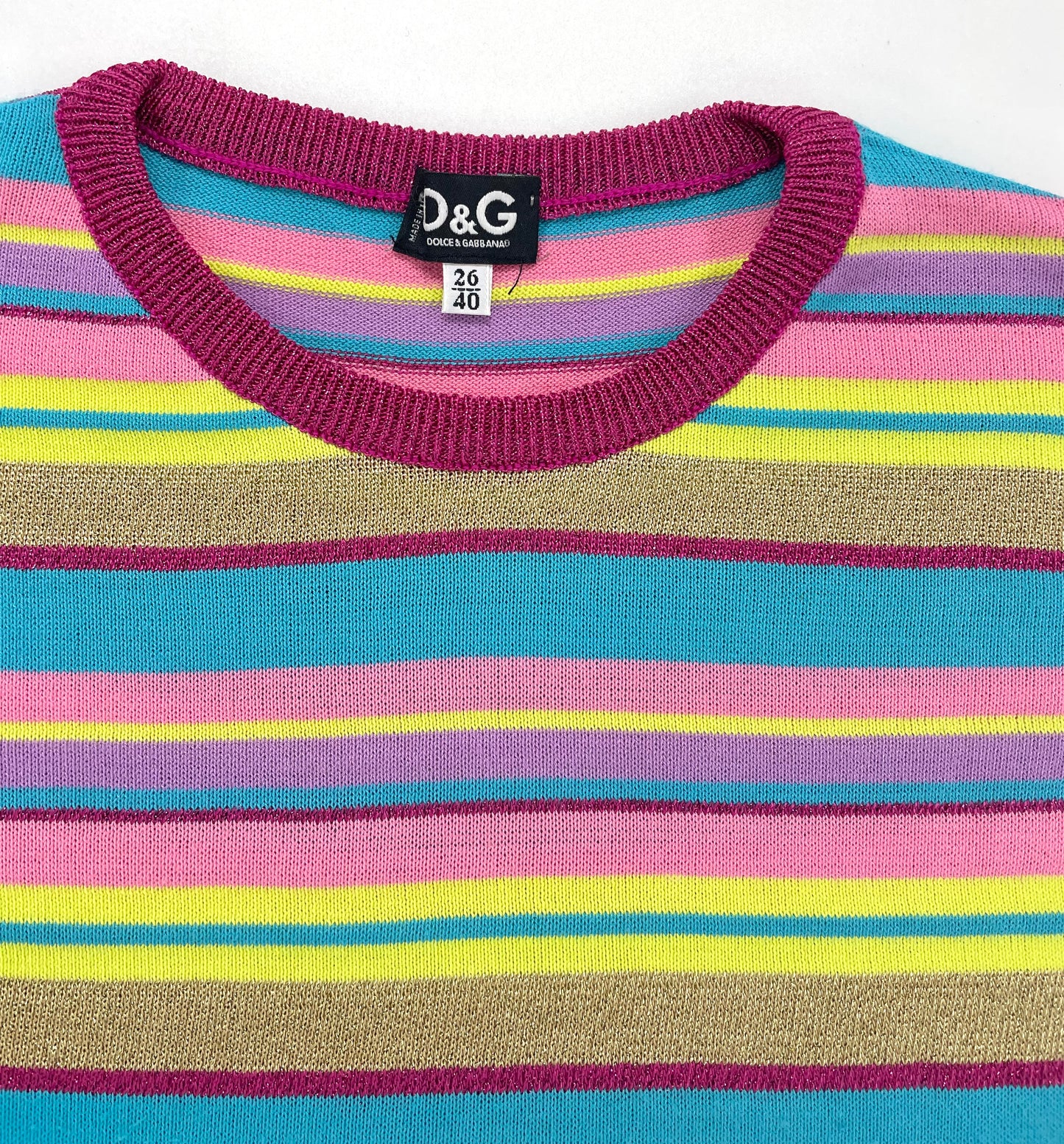 D&G Stripe Knit Top